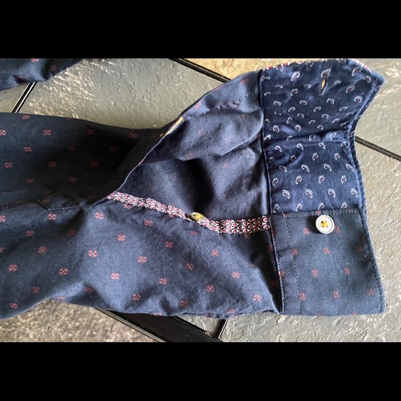 Ted Baker Slim Fit Shirt Size 5 Medium Designer - Picture 4 of 8